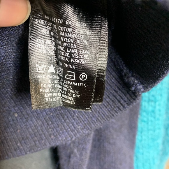 Moth Anthropologie bow front cardigan dark blue - Picture 4 of 4